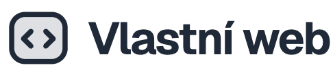 Vlastní web nebo API