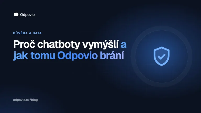 Obálka článku Proč chatboty vymýšlí a jak tomu Odpovio brání